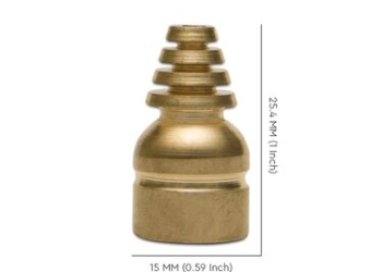 BRASS CONICAL STUD 3Pcs.