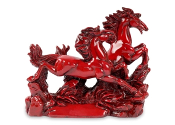 VASTU TWO RED HORSES