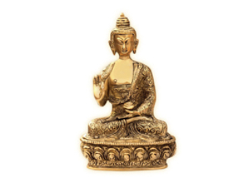 BRASS BUDDHA 12×18